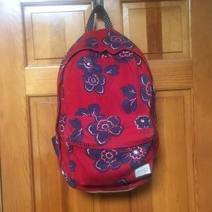 Aeropostale Canvas Floral Backpack